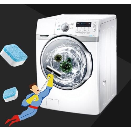 1/4 Tab Washing Machine Cleaner Washer Cleaning Detergent Effervescent Tablet Cleaner Washing Machine Home Cleaning tools