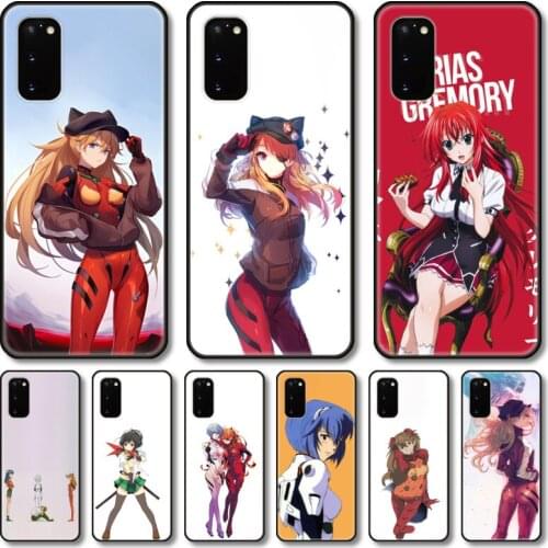 Beautiful red clothes girl Phone Case For Samsung Galaxy Note S 21 20 10 9 8 E Lite FE UW Ultra 5G PRO Black Shell Cover