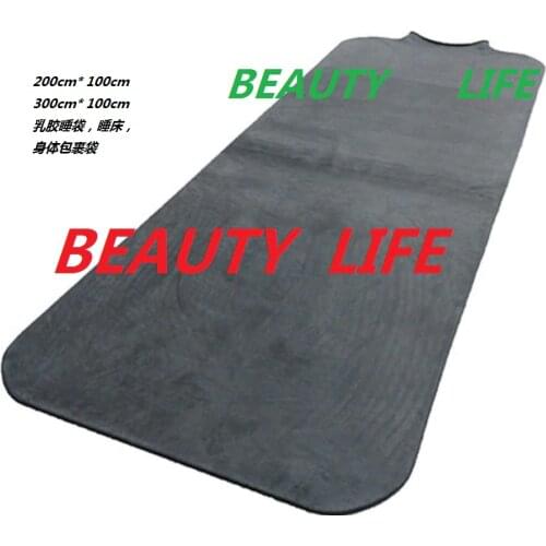 Latex sleep bed bag fetish bondage stuff bodysuits body bag vacuum bed without Frame neck entrance and head out