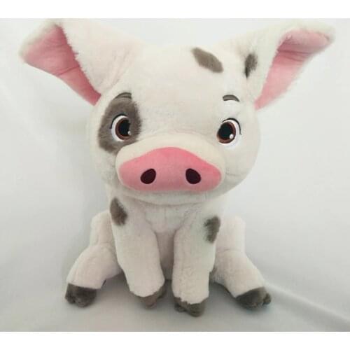Disney New Authentic 35cm Moana Maui Heihei pet pig Pua Soft stuffed Plush Toy Doll Movie Princess soft toys