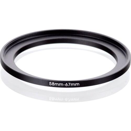 Original RISE(UK) 58mm-67mm 58-67mm 58 to 67 Step Up Ring Filter Adapter black