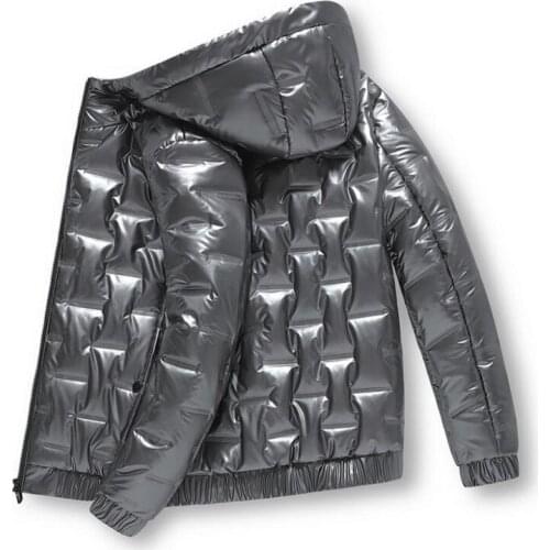 Autumn and winter new mens hooded casual Parkas jacket thick and warm mens Outwear winter clothing coat male 6XL