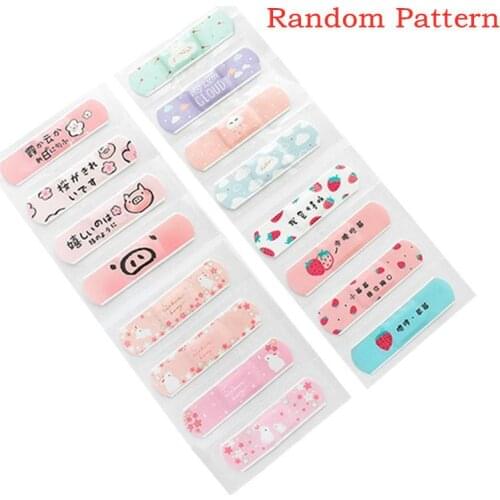 20Pcs Cute Band Aid Outdoor Bandage Breathable Wound Patch Waterproof Band Aid Wear Resistant Bandage First Aid Random Pattern