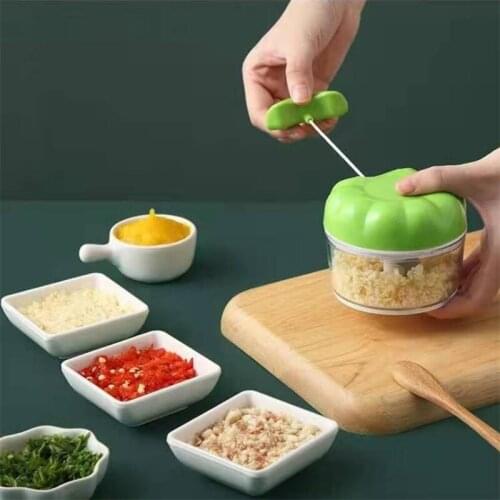 Garlic Press Multi-function Garlic Grinding Chopper Food Vegetables Cutter Meat Brand new and high quality