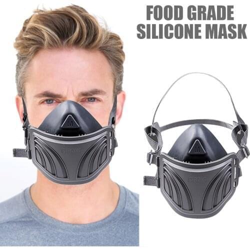 Rubber Half Mask Spray Paint Benzaldehyde Filter gas Mask And Dustproof Windproof Breathable Face Mask Shield Mask For Face