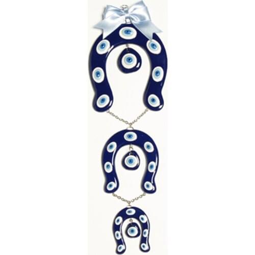 Pcs set KURDELALI NAL Amulet, Door, Wall & Garden Ornament Evil eye bead