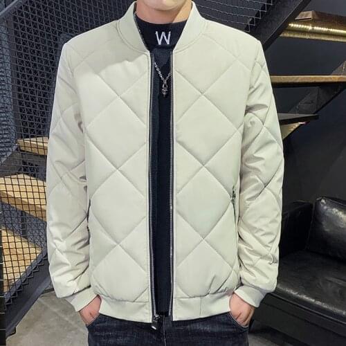 Thick Bomber Jackets Men Down Jacket Brand Solid Casual Coats Brand Windproof Outdoor Overcoats Male Sportswear Windbreaker 4XL