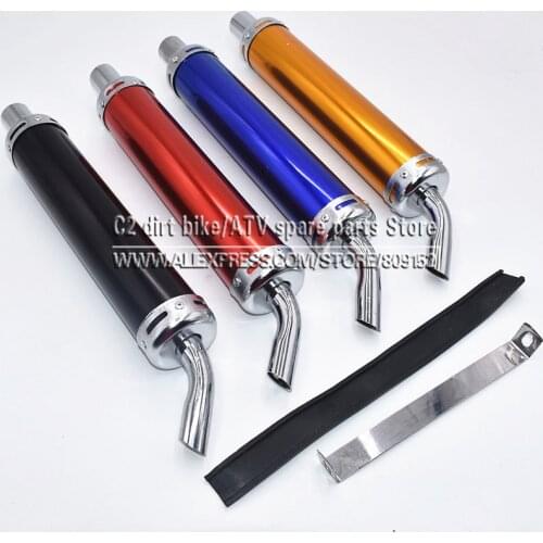 Exhaust Muffler Fit For Apollo Chinese Dirt bike Pit Bike Match 28mm Exhaust Pipe Connection 110-125cc