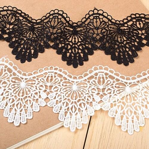 High-quality 5.5cm wavy lace polyester lace embroidery Hot selling