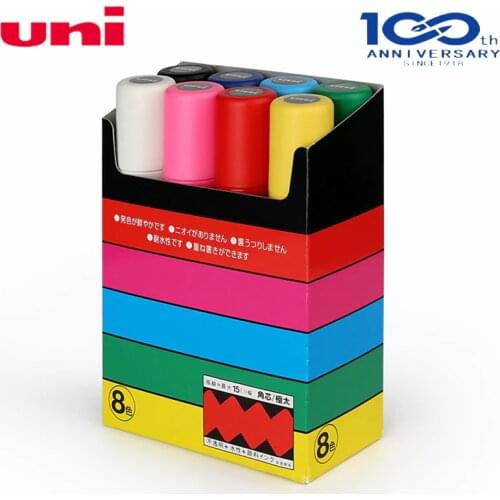 Japan Uni POSCA PC-17K Advertising Note Pen Marker Pen Poster Pen Wide Head POP Pen Set 15mm Water-based Pen