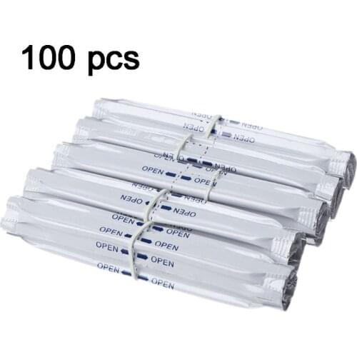 100PCS Wet Alcohol Cotton Swabs Double Head Cleaning Stick for IQOS 2.4 PLUS for IQOS 3.0 LIL/LTN/HEETS/GLO Heater