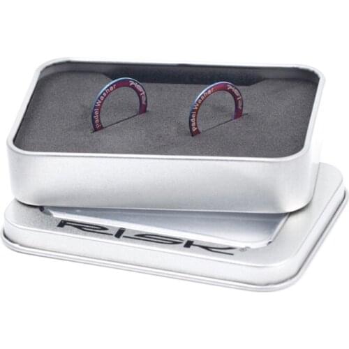 2pcs Bike Bicycle Chain Wheel Crankset Screws Washer Gasket Rings Titanium Alloy Pedal Abnormal Noise Repair Gasket