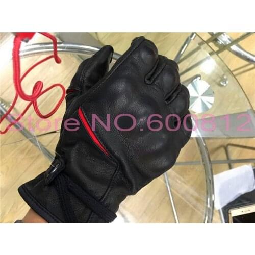 2019 New France LAFRE blade leather motorcycle racing gloves off-road motorbike riding glove size M L XL