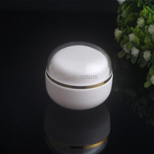 30g Plastic Cream Jar Women Empty Cosmetic Vail Small Eyeshadow Pot Refillable bottle F1102