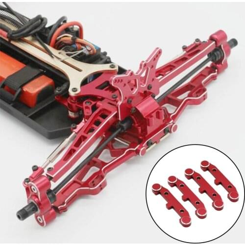 4pcs 1/10 Aluminum Alloy Lower Arm Code Plate for JLB Crawler Racing Monster Car Trucks Spare