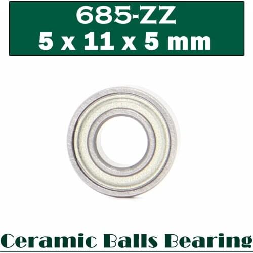 685 Hybrid Ceramic Bearing 5*11*5 mm ABEC-1 ( 1 PC) Industry Motor Spindle 685HC Hybrids Si3N4 Ball Bearings 3NC 685ZZ