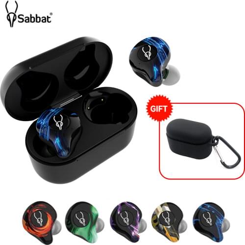 Sabbat G12 Elite Wireless TWS Earphones Gaming Music Bluetooth-compatible 5.0 Noise Reduction Earphones With Mic 6D G12 Headset