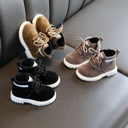Girls boots children Martin boots 2020 autumn and winter new British fashion boys boots baby shoes