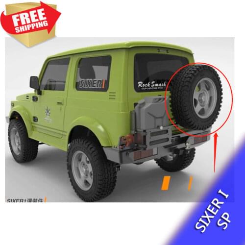 Capo Jimny SIXER1 full set spare tire wheel nut spare sp RC crawler parts