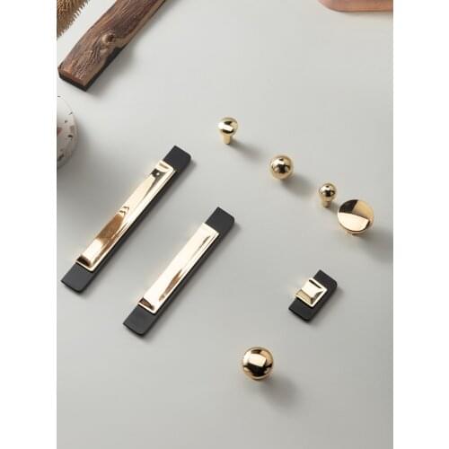Black/Gold Handles for Furniture Cabinet Knobs and Handles Kitchen Handles Drawer Knobs Cabinet Pulls Cupboard Handles Knobs