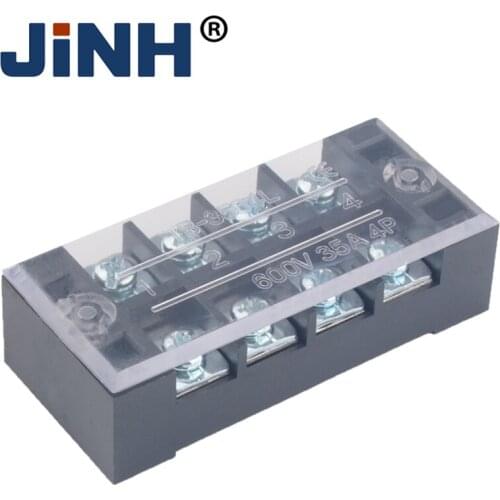 China Factory Terminal Block Barrier Electric Dual Row Screw Power Distribution Wire Connector