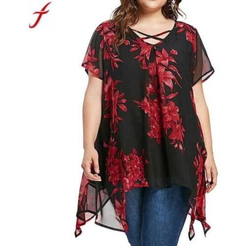 Блузки с цветами Feitong China At AliExpress