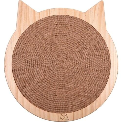 Sisal Cat Scratcher Board Wall Mounted Scratching Post Mat Scratcher Pad with Suction Cup Cat Furniture Toy Claws Care Toys