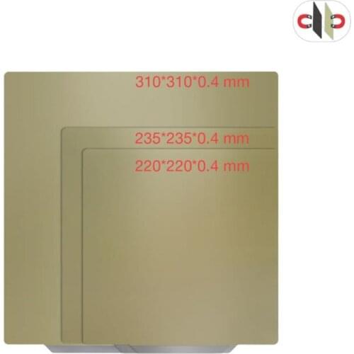 1PC 3D Printer Parts Removal Spring Steel Sheet PEI Flex Magnetic Sticker 220x220 235x235 310x310mm for ender 3 CR10 Heat bed