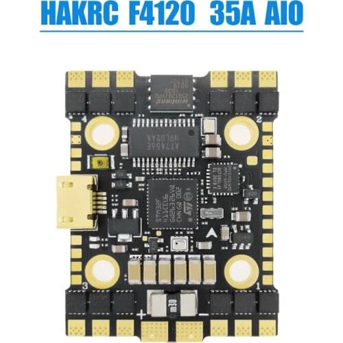 New Hakrc F4120 AIO 35A Flight Control Electronically Controlled Ride Through Machine Barometer 20mm Integrated Flight Control