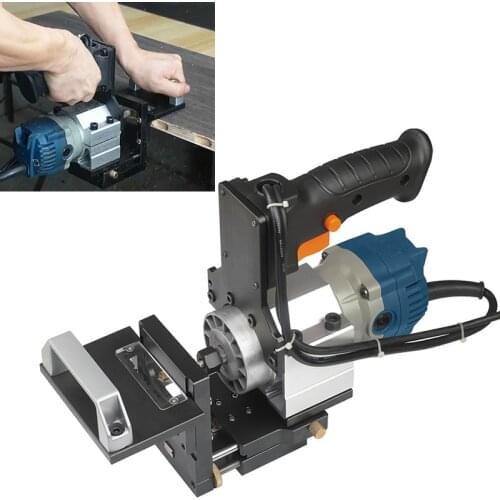 Trimming Machine 2 in 1 Slotting Bracket Invisible Fasteners Wardrobe Cupboard Panel Punch Locator Wire Rail Woodworking Tools