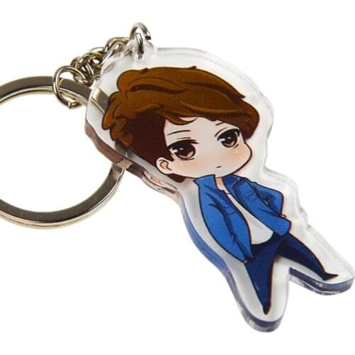 Gepersonaliseerde Huisdier Persoon Foto Sleutelhangers Aangepaste Acryl Sleutelhangers voor Vrouwen Mannen Mode-sieraden Gedenkt