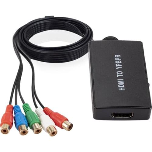 HDMI TO YPBPR ConverterSupport 720P/ 1080P for HD TV, DVD Player, Blu-ray Player, Wii, PS2/PS3, Xbo