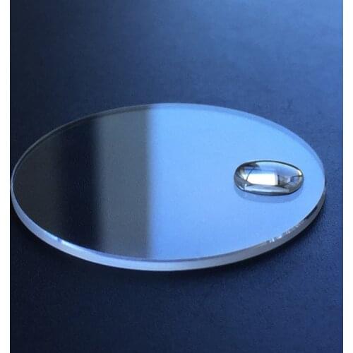 Flat Sapphire watch glass with Date Magnifier Convex Crystal 29.5*1.2mm for Titoni TTN787 728 /726 /637