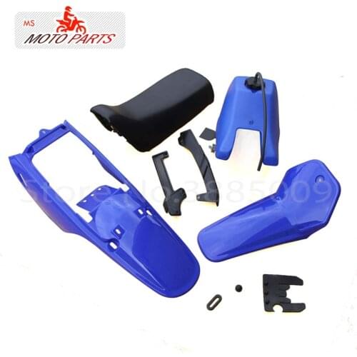 Complete Plastic Body Fenders Shell Cover Gas Fuel Tank Seat Kit for PW80 PY80 Dirt Bike Motorcycle