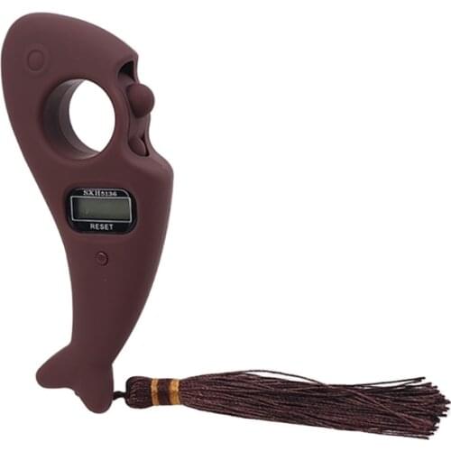 Fish Portable Handheld Digital Beads Counter Finger Game Toy Auto Turn off Memory Function Decompression Relaxation Tool