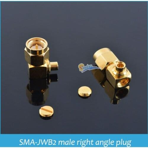 Sindax SMA male right angle plug for semi rigid semi flexible cable RG405 086 SMA-JWB2 10pcs/lot