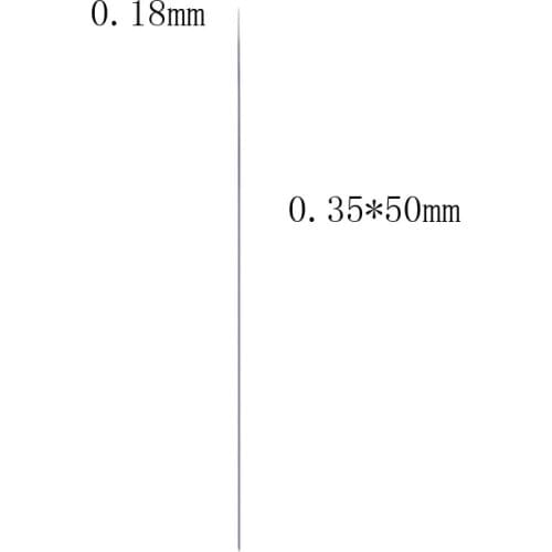 Thin 0.18mm 0.35*50 mm Dermógrafo Sunshine Universal Micropigmentação 50 Agulhas For Brows Miroblading Shading Eyeliner Lip