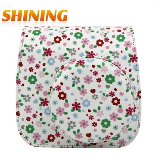 Vintage Comprehensive Protection Instax Mini8 Camera Case Bag Soft PU Leather Material For Fujifilm Instax Mini8 Protective Case