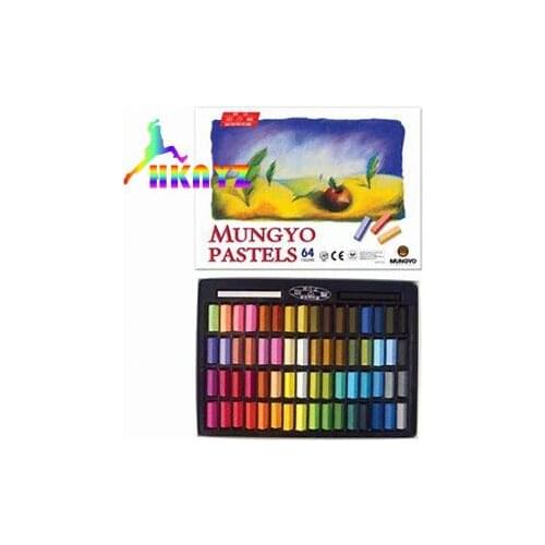 1sets Mungyo 24 or 32 or 48 or 64 color Square Type Soft Pastels Art Drawing