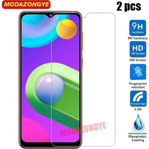 2 Pcs Tempered Glass For Samsung Galaxy M02 Glass Screen Protector Samsung M02 M022F M022 SM-M022F Glass Protective Film