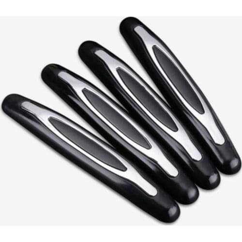 4Pcs Car Door Edge Protection Decoration Strip Auto Bumper Anti-collision Guard Buffer Protective Car Decoration Accessories