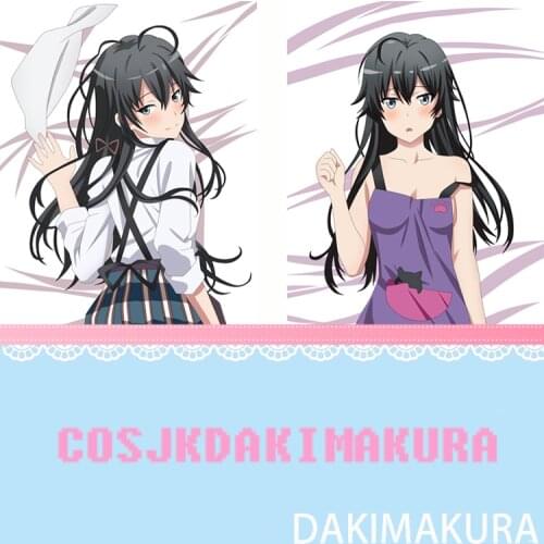 Anime Dakimakura My Youth Romantic Comedy Is Wrong, As I Expected Yukinoshita Yukino Pillowcase Pillow Cover Case Room Bedding