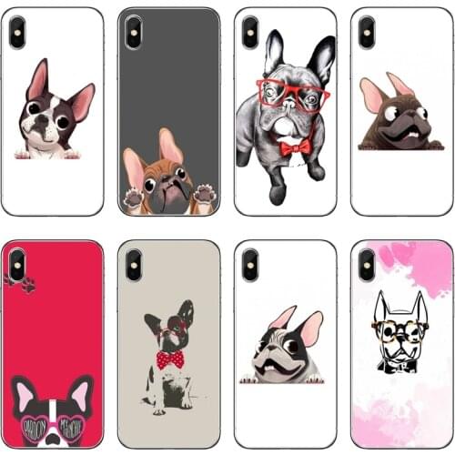 French Bulldog Dog Soft Phone Case For Samsung Galaxy A70 A60 A50 A40 A30 A10 A9 A7 A5 A3 A8 A6 Plus 2018 2017 2016