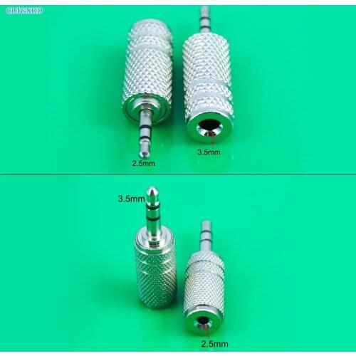 Cltgxdd 3.5 mm Male to 2.5 mm Female 3.5 to 2.5 stereo Jack Audio pc for headphone earphone Converter adapter cable plug