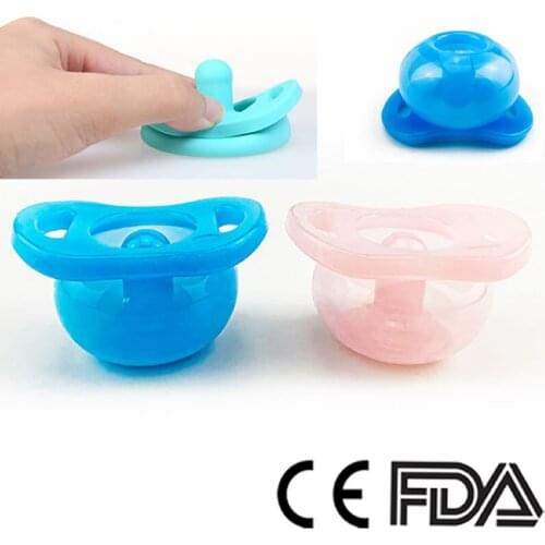 Baby Teether Toothbrush Comfort Liquid Silica Gel Pacifier Baby Silicone Nipple Neonatal Silica Gel Pacifier