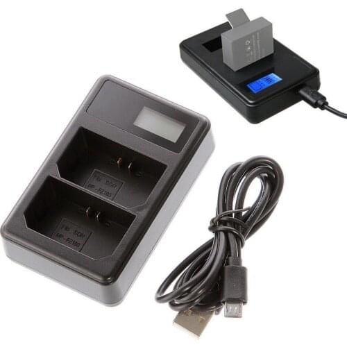 LP-E6 LPE6 USB LCD Battery Charger Dual Port For Canon EOS 5DS 5D Mark II III 6D 7D Camera Charger