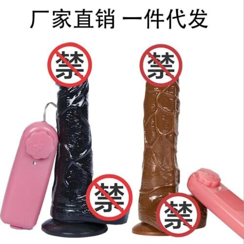 Dildo vibrator Layer Silicone Big Penis Realistic Dildo G spot Massage sex toy for women shop S0733