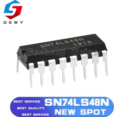 10PCS SN74LS48N DIP16 SN74LS48 74LS48N 74LS48 DIP Integrated IC