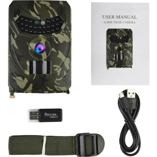 Wild Animal Detector Hunting Trap Camera 1080P 12MP Game Wildlife Forest Infrared Trail Cam 120 Degree Night Vision