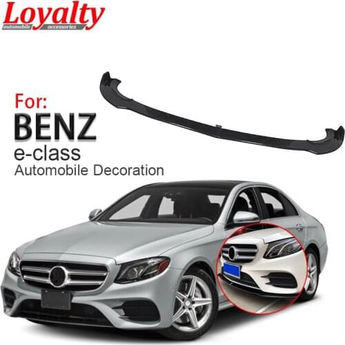 Loyalty for 2016 2017 2018 Mercedes-Benz E-Class W213 E400 E43 AMG Sport Sedan Front Bumper Chin Lip Car Accessories